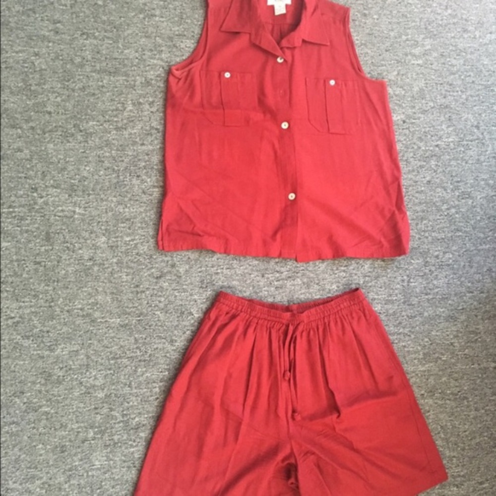 Red outfit
